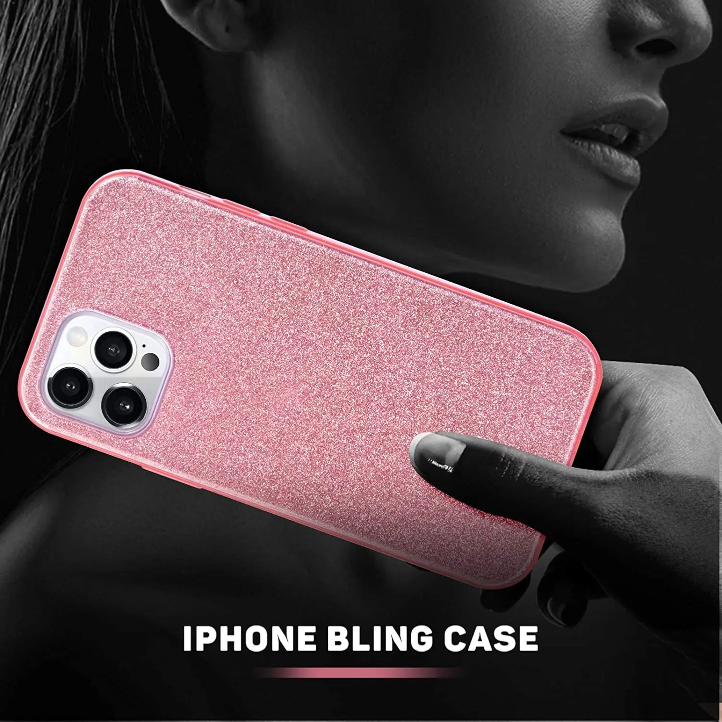 LuxeBling Slim Glitter Case for iPhone