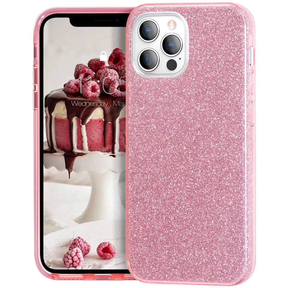 LuxeBling Slim Glitter Case for iPhone