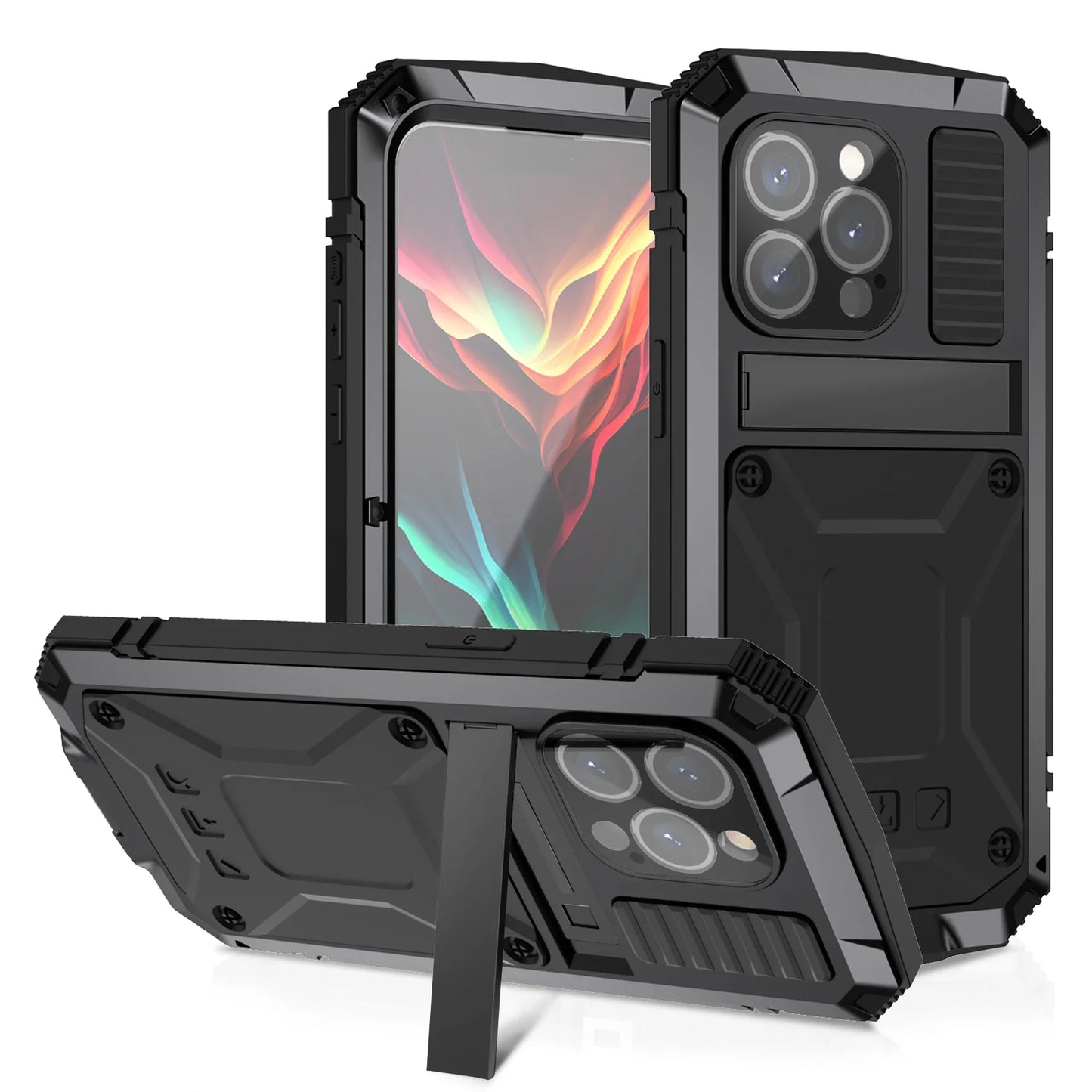 AquaShield Heavy Duty Waterproof Case for iPhone 15